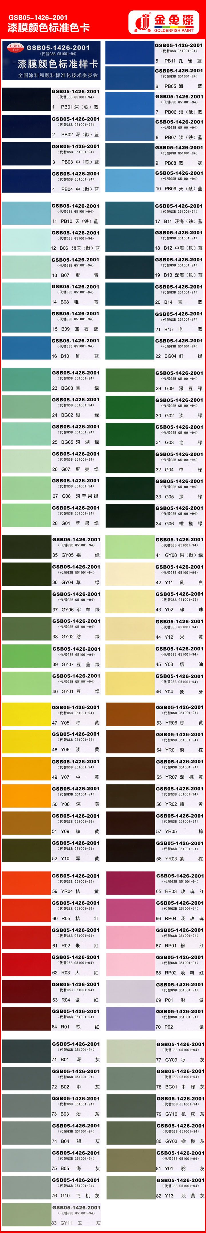 國標(biāo)色卡GB查詢(圖1)
